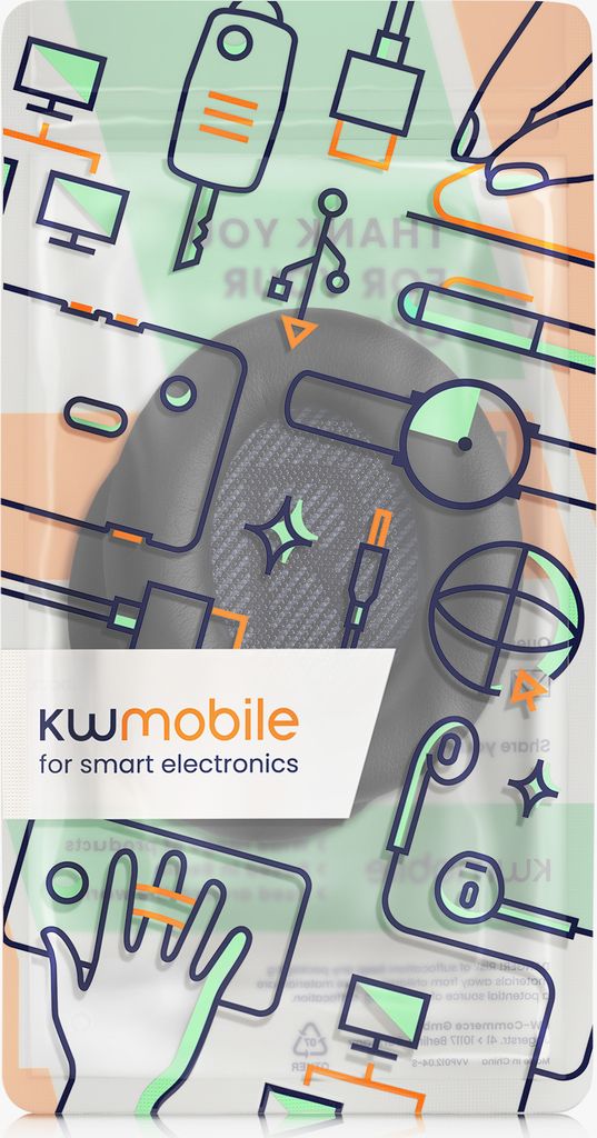 kwmobile 2x Ohrpolster kompatibel mit Bose Quietcomfort 35 Produktbild 7