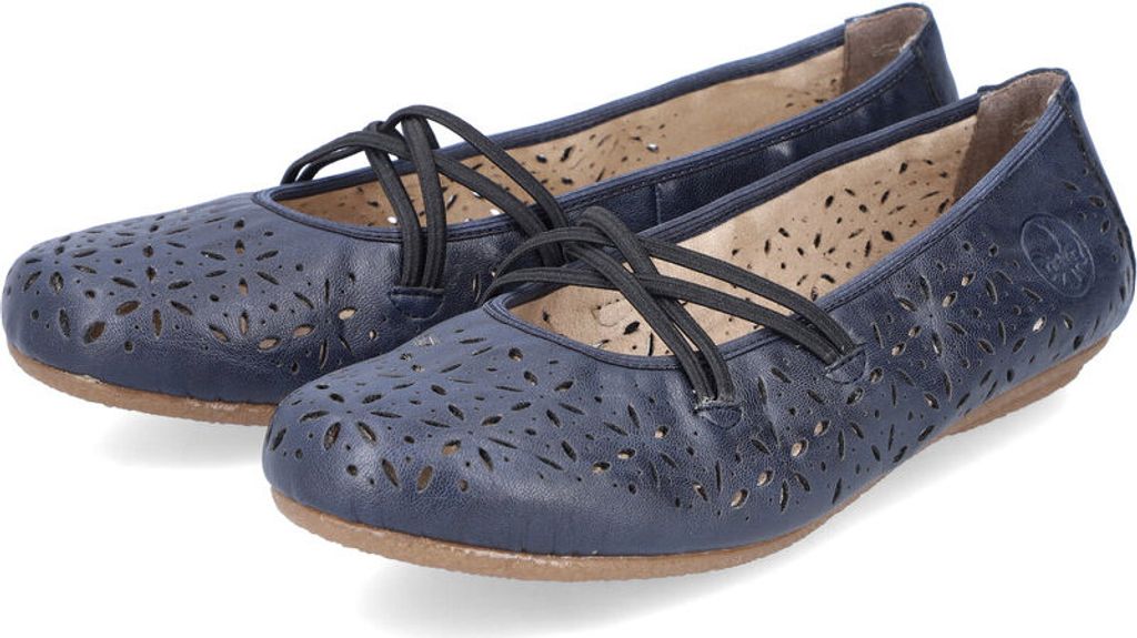 Rieker Ballerinas dunkelblau 38 Produktbild 18