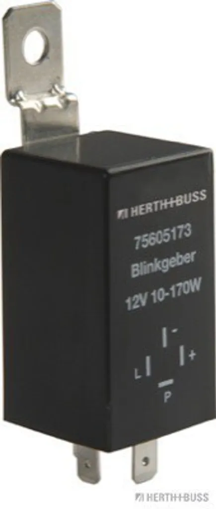 Relais de clignotant électronique Herth+Buss 75605173 - 12V 30,7 mm
