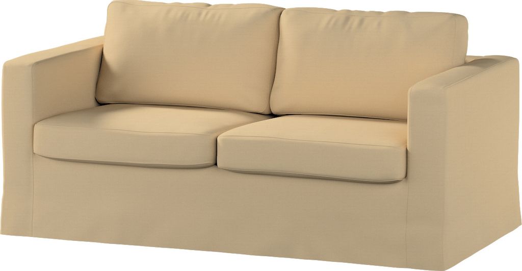 Dekoria Bezug für Karlstad 2-Sitzer Sofa nicht ausklappbar, lang, caffe latte, Sofahusse, Karlstad 2-Sitzer
