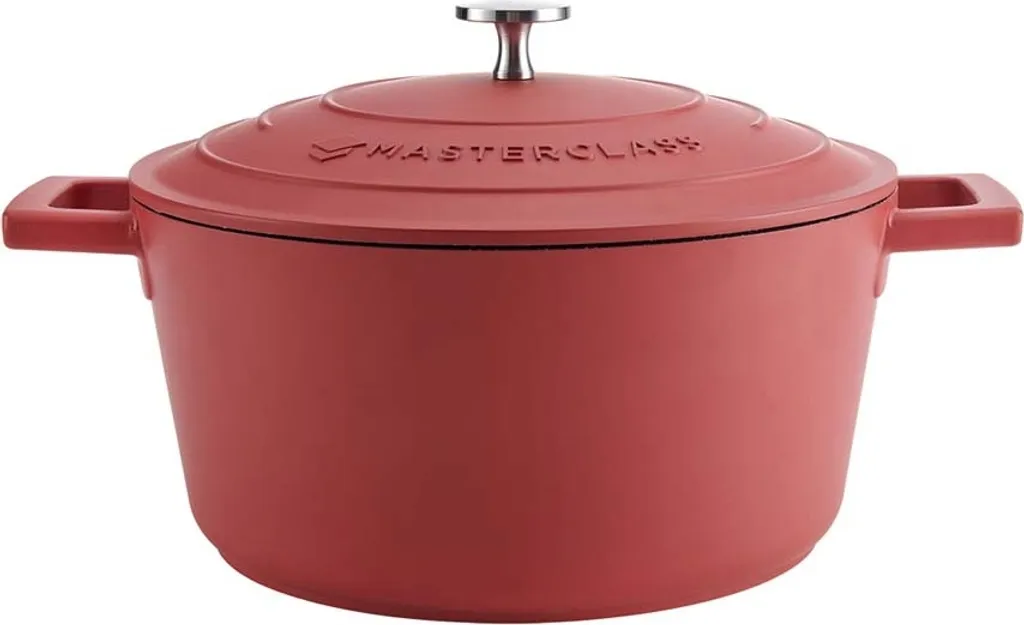 MasterClass Pentola 24 cm 4 l Induzione Antiaderente Rosso