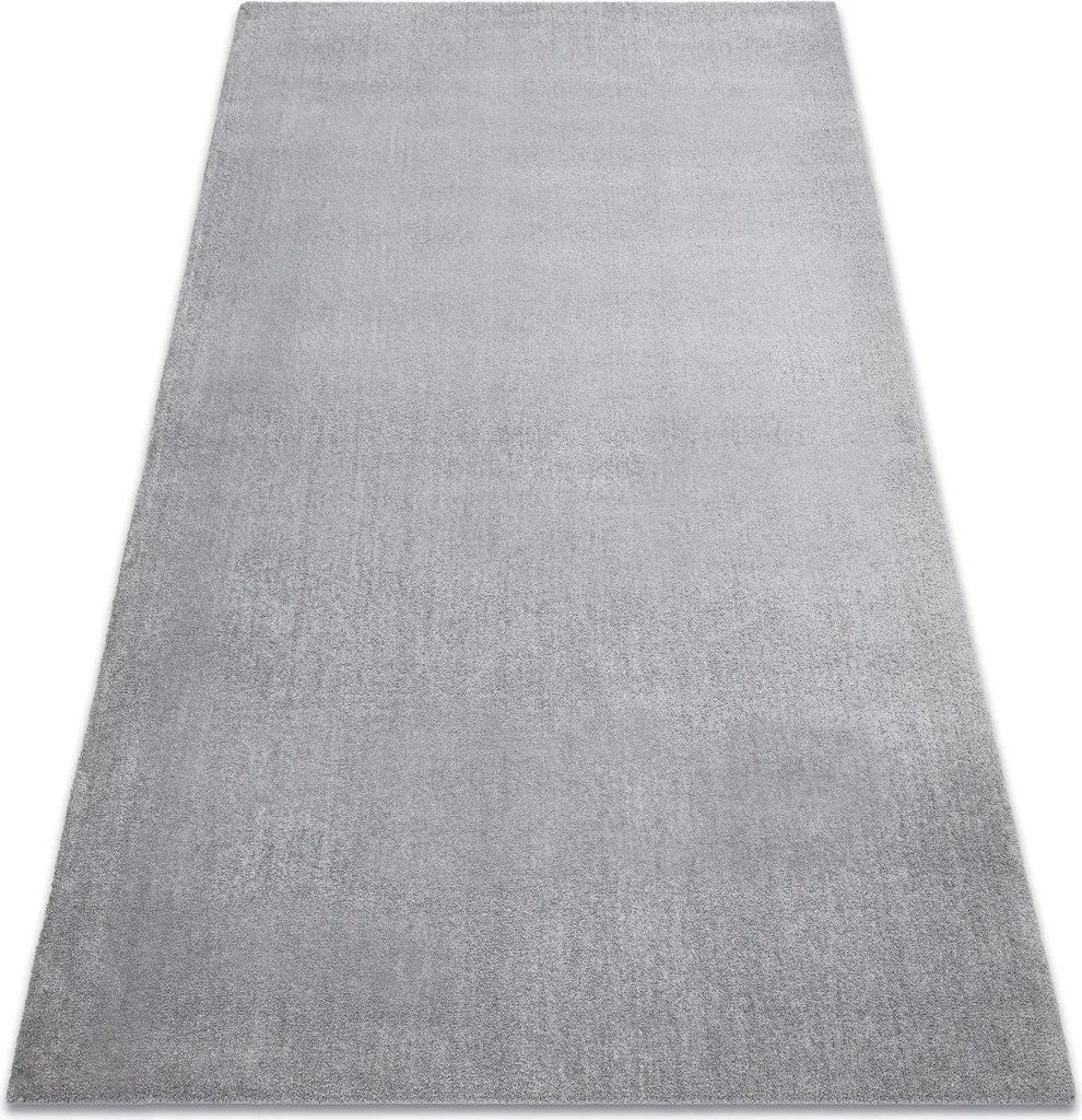 Tapis moderne LATIO 71351060 gris argenté lavable 60x115 cm chic