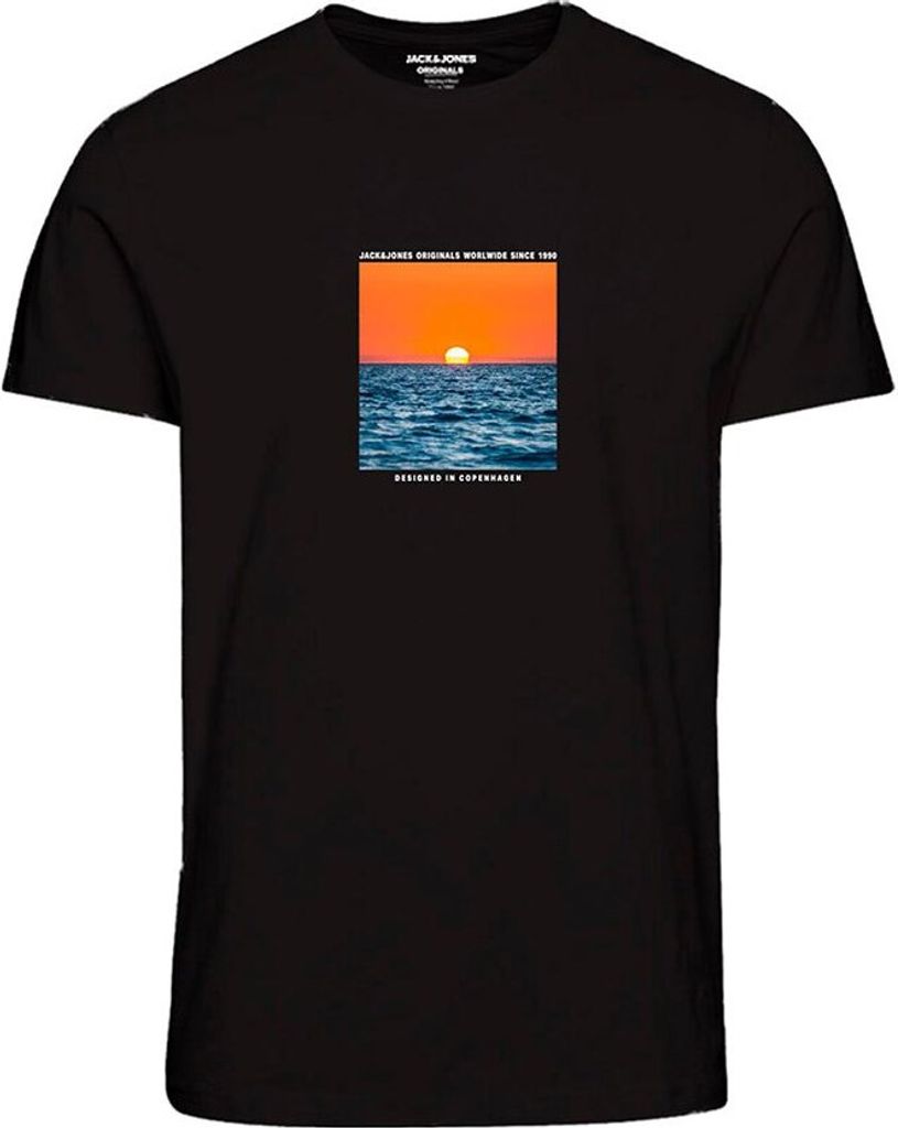 Jack & Jones Marbella 1 Kurzarm-t-shirt Orange M Mann Orange M