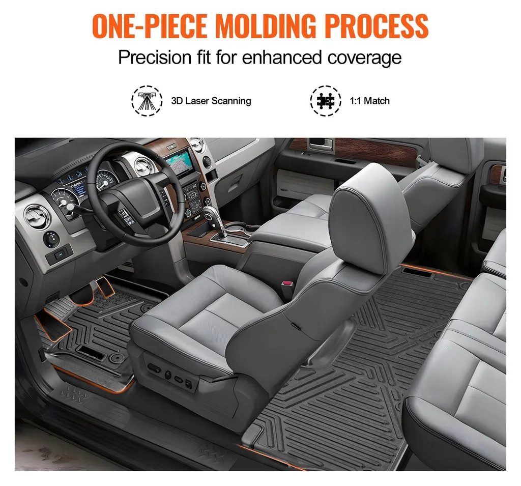 Tapis de sol voiture Ford 2017-2022 - Protection toutes saisons en TPE - 3