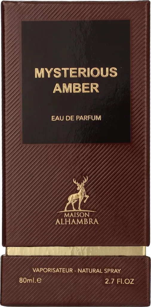 Mysterious Eau de Parfum de Maison Alhambra - Parfum Boisé de 80 ml