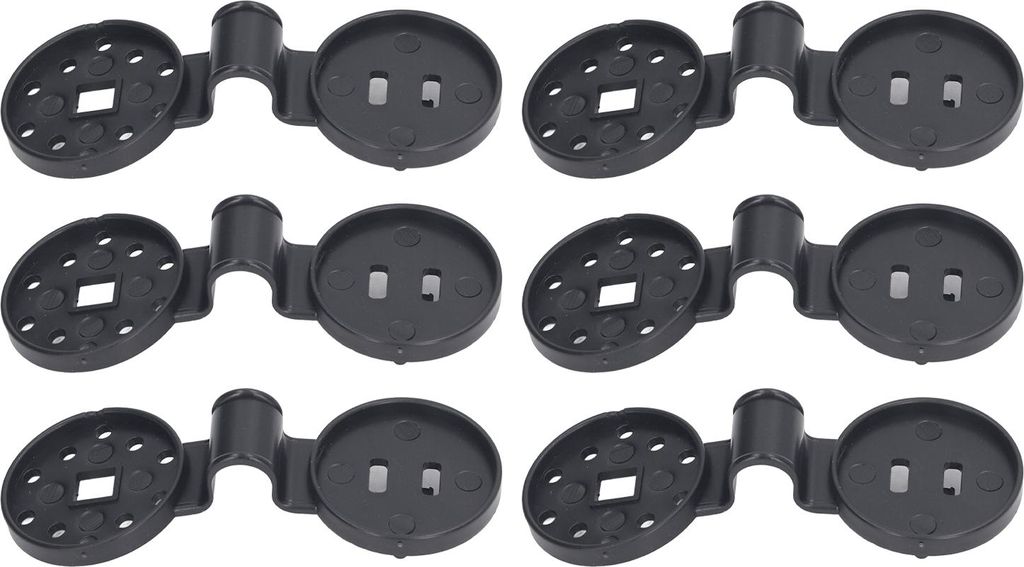 50Pcs Schatten Tuch Lock Grip Kunststoff Anti Vogel Runde Presse Typ Sonne Schatten Klammern für Gewächshaus Garten