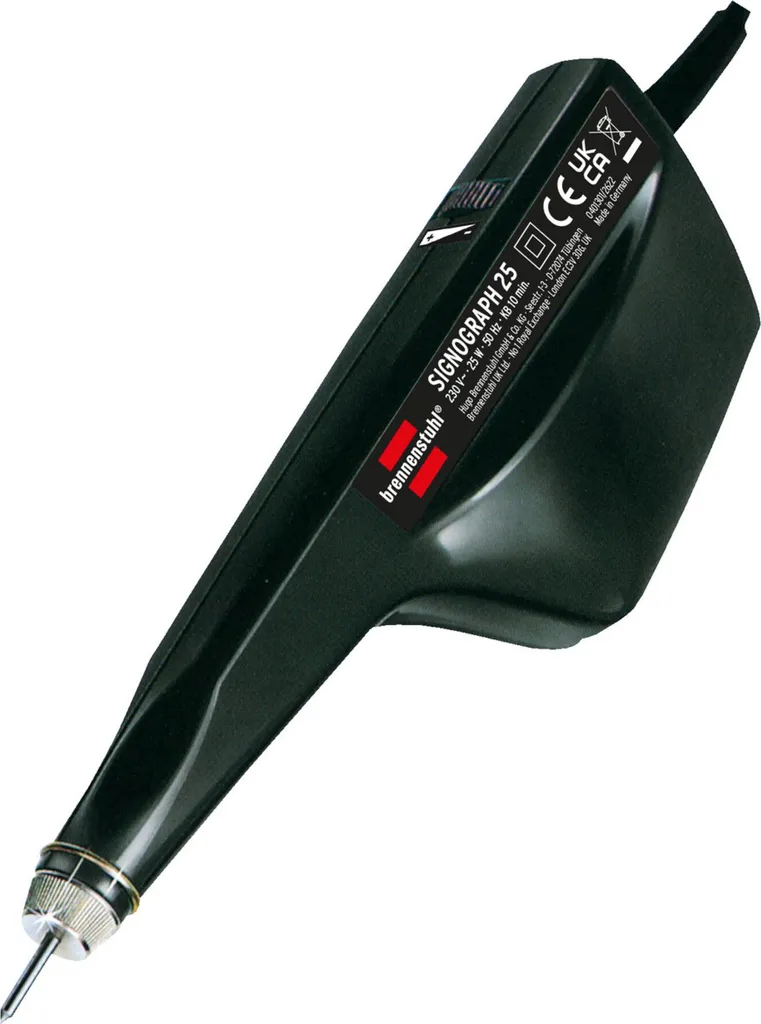 Penna per Incisioni Brennenstuhl Signograph 25W 1,8m Cavo Metallo Vetro
