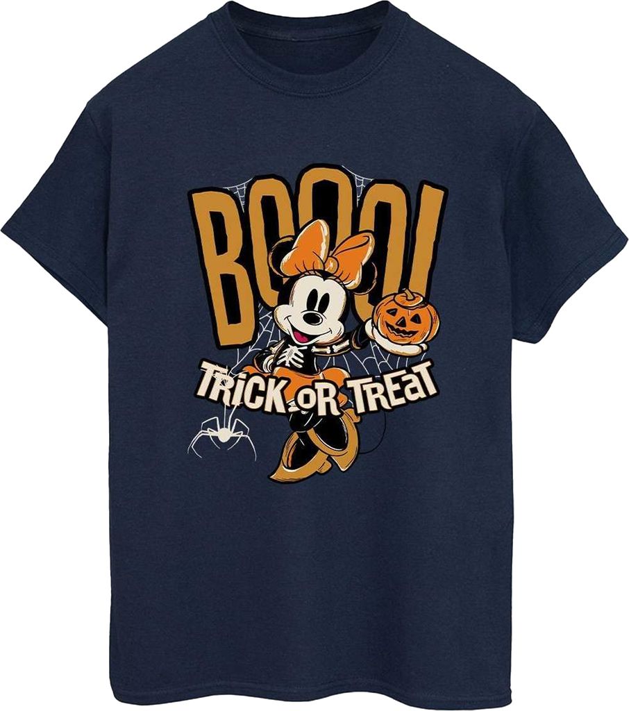Disney - "Boo Trick Or Treat" T-Shirt für Damen BI52835 (5XL) (Marineblau)