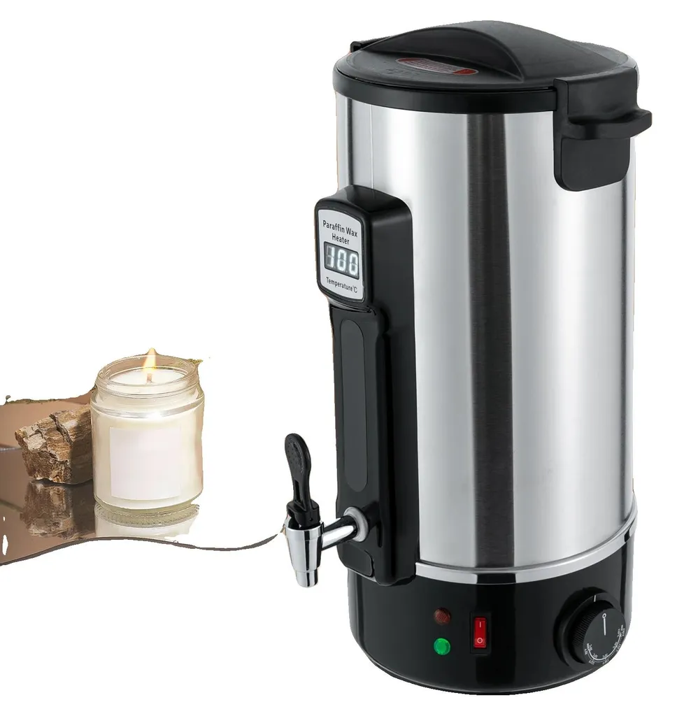Fondeur de cire 10,8 litres à chauffe rapide, noir mat professionnel