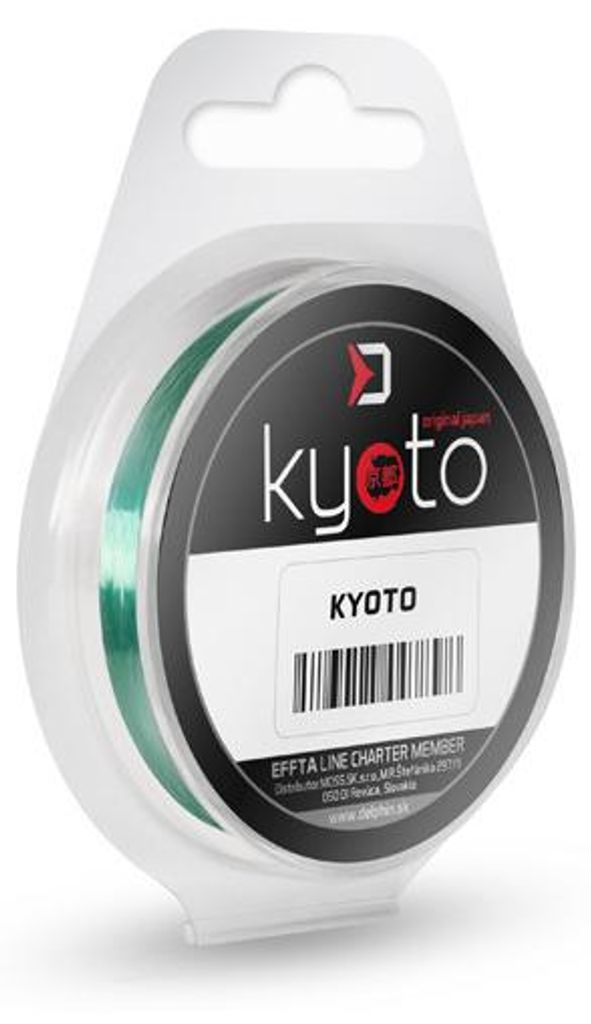 DELPHIN KYOTO, 50m, 0,15mm, 2kg / 4,5lbs, grün, Monofile Angelschnur, 101000116