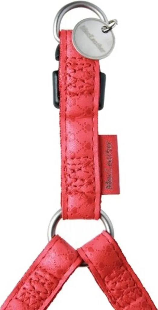 Zolux Mac Leather: L'Eccellenza della Pelle Rossa per Cani | 25mm Style - 3