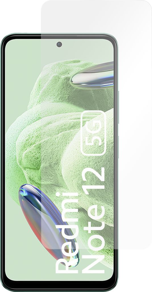 Schutzfolie Xiaomi Redmi Note 12 5G - Panzerglas - Cazy - Transparant