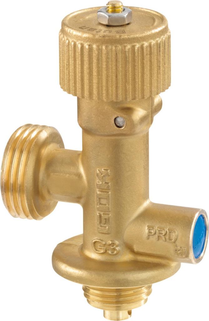 GOK Gaz Sicherheitsflaschenventil, Variante:Butan (Blau) Produktbild 