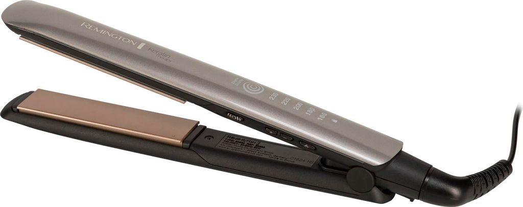 A Remington hair straightener is shown against a white background.