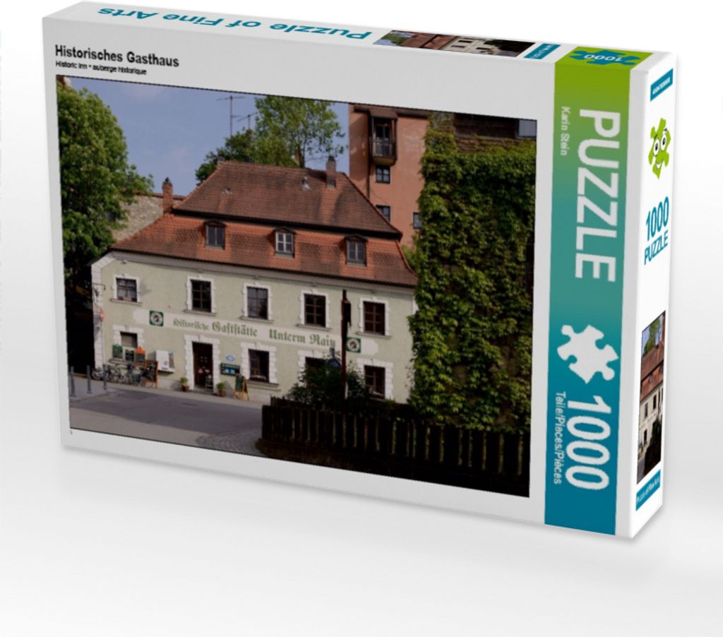 Calvendo Historisches Gasthaus 1000 Teile Puzzle quer 640x480mm, Stein Karin; 7408357
