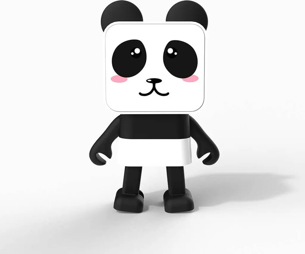 Mini Enceinte Panda Connectée pour Enfant : Musique et Danse Rigolote