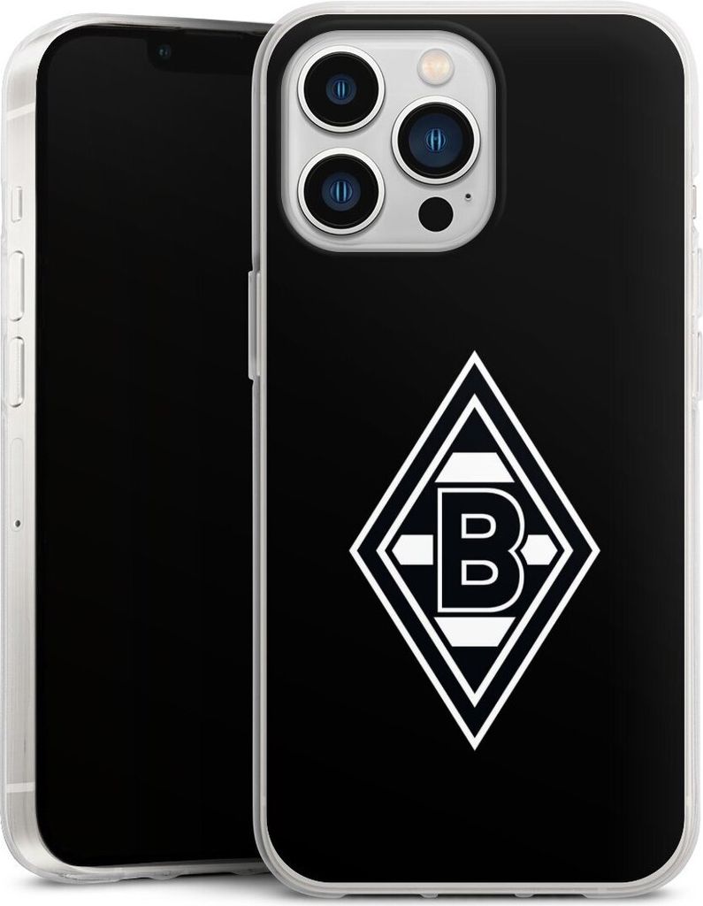 DeinDesign Handyhülle für Apple iPhone 13 Pro Silikon Hülle Case Smartphone Schutzhülle Borussia Mönchengladbach Gladbach Wappen