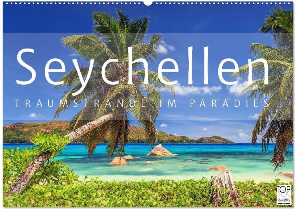 Seychellen Traumstrände im Paradies (Wandkalender 2026 DIN A2 quer), CALVENDO Monatskalender