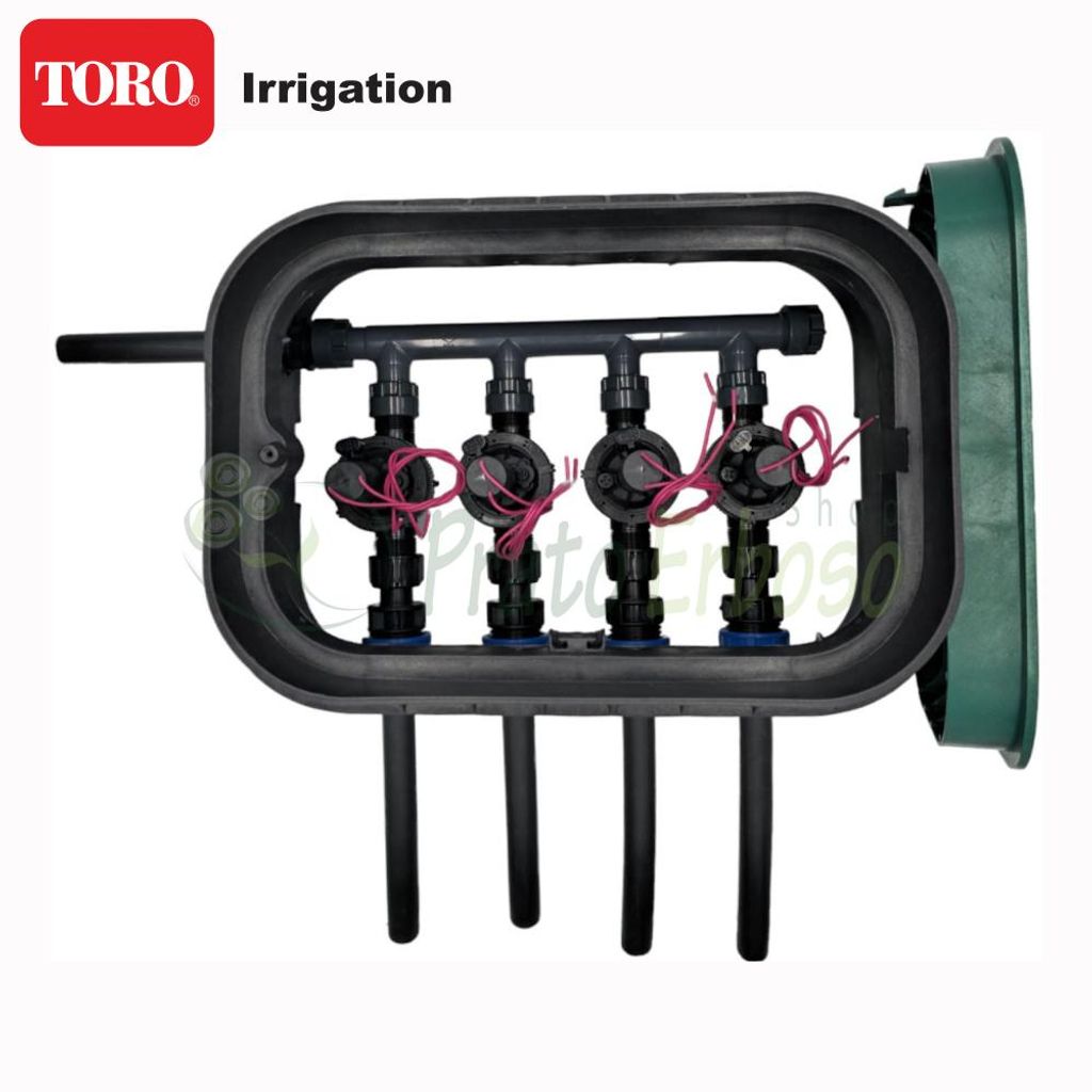 PA-EZP-4 - 1" 4-Zonen-Bewässerungsventil, vormontiert mit Toro-Komponenten