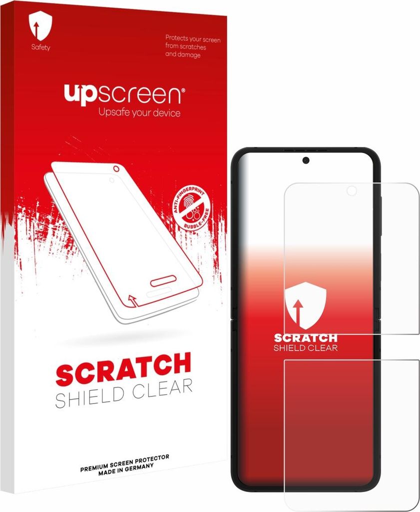 upscreen Schutzfolie für Samsung Galaxy Z Flip 7 FE Displayschutz Displayschutzfolie Folie Klar Transparent