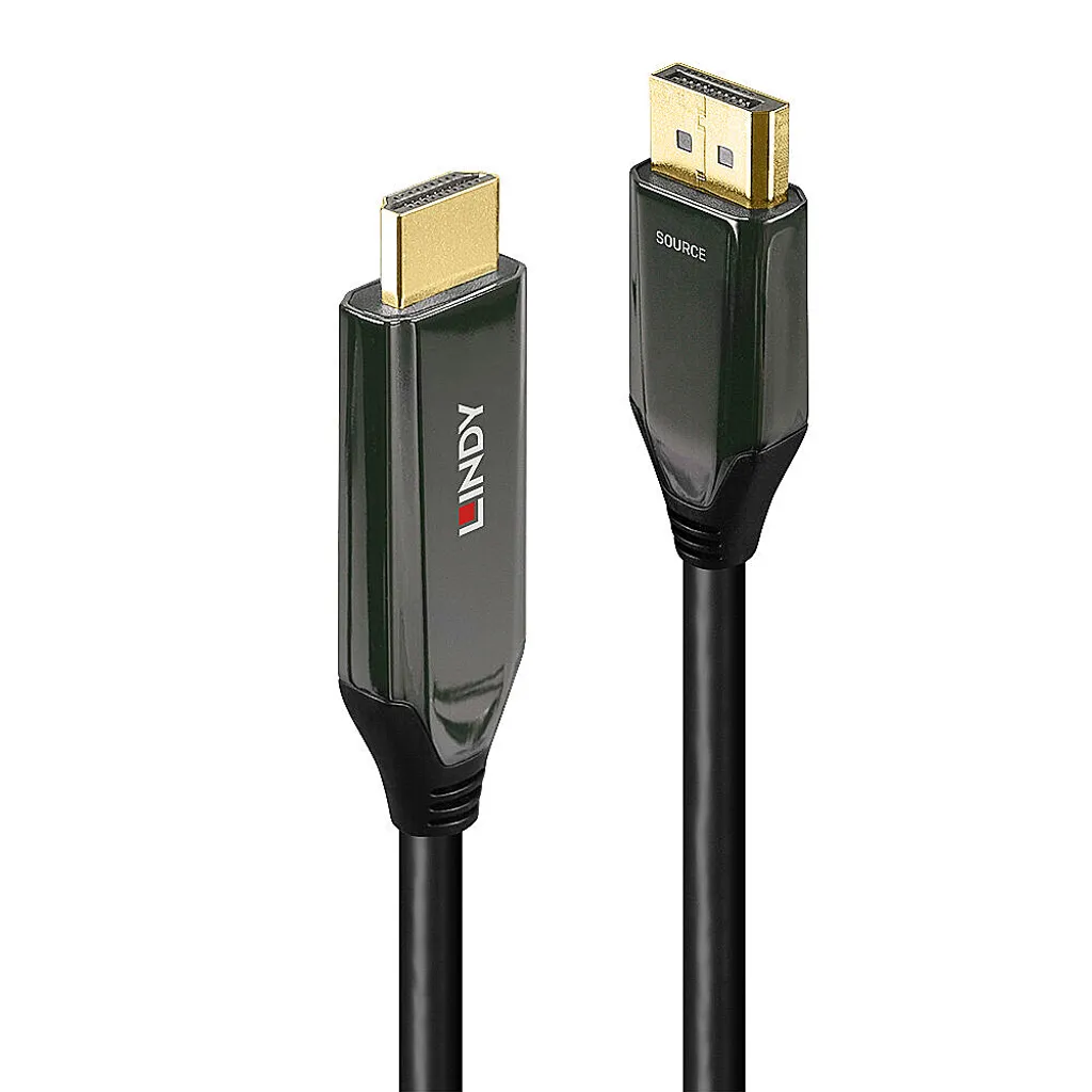 Cavo Attivo Lindy 40932 DisplayPort 1.4 HDMI 8K 60Hz - Gaming & Studio