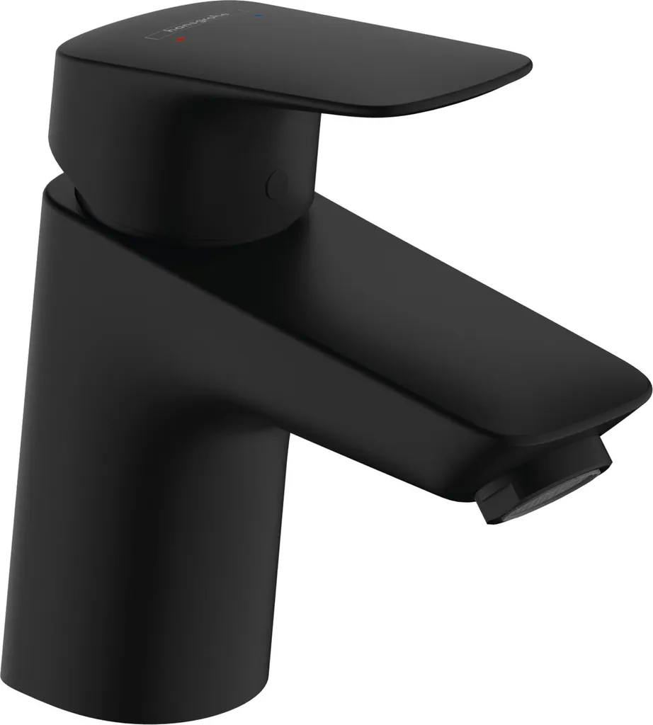 hansgrohe Logis Mitigeur de lavabo, ComfortZone70, garniture découlement Push Open, saillie 107mm, 71077670, 71077670