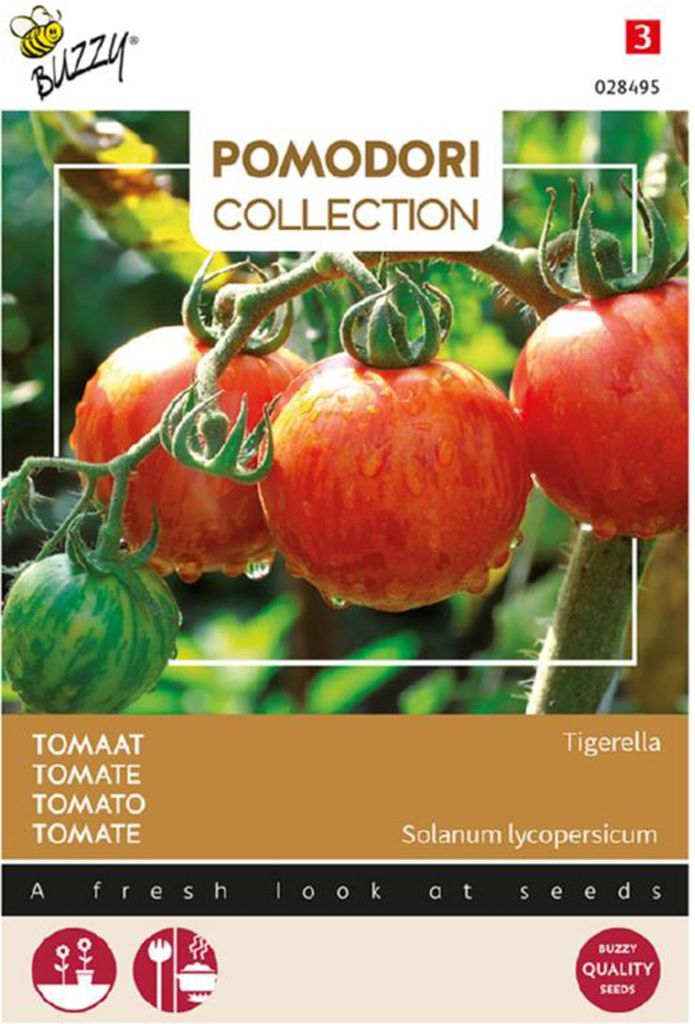 Buzzy Pomodori Tomate Tigerella Samen - Ca. 1,5 gr | Buzzy_028495