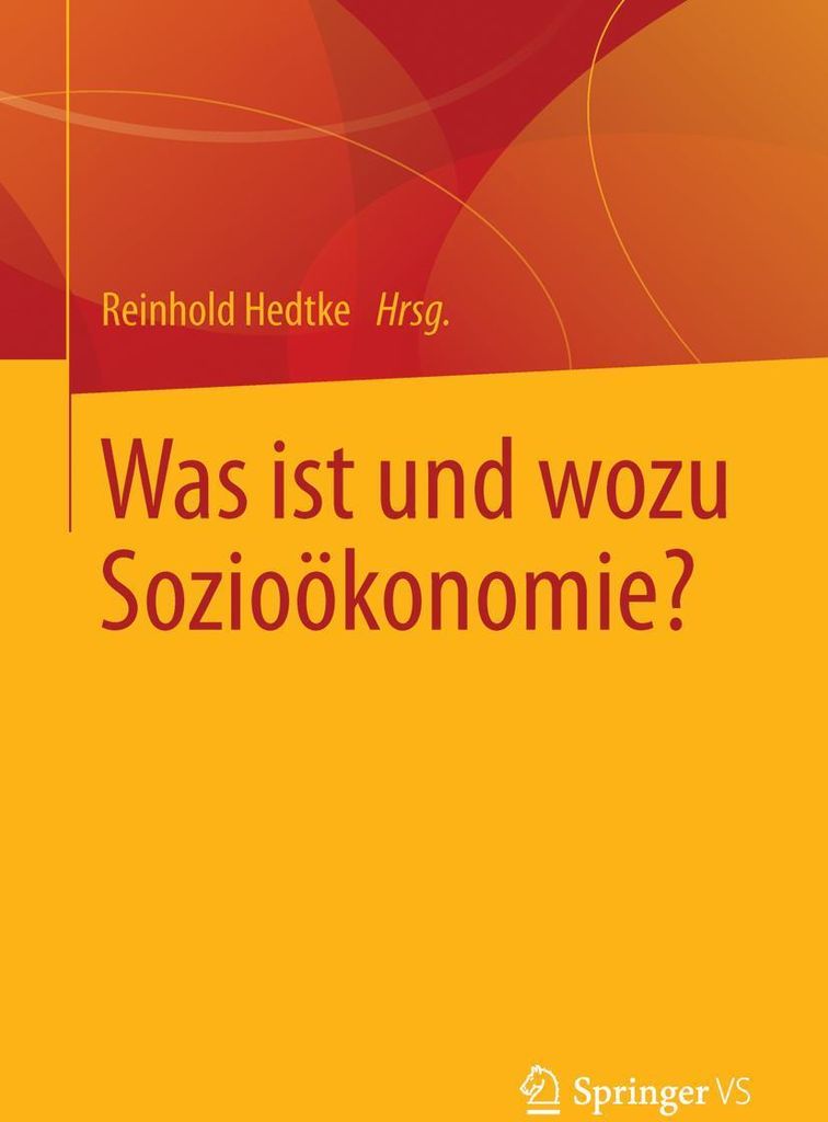 Was ist und wozu Sozioökonomie?
