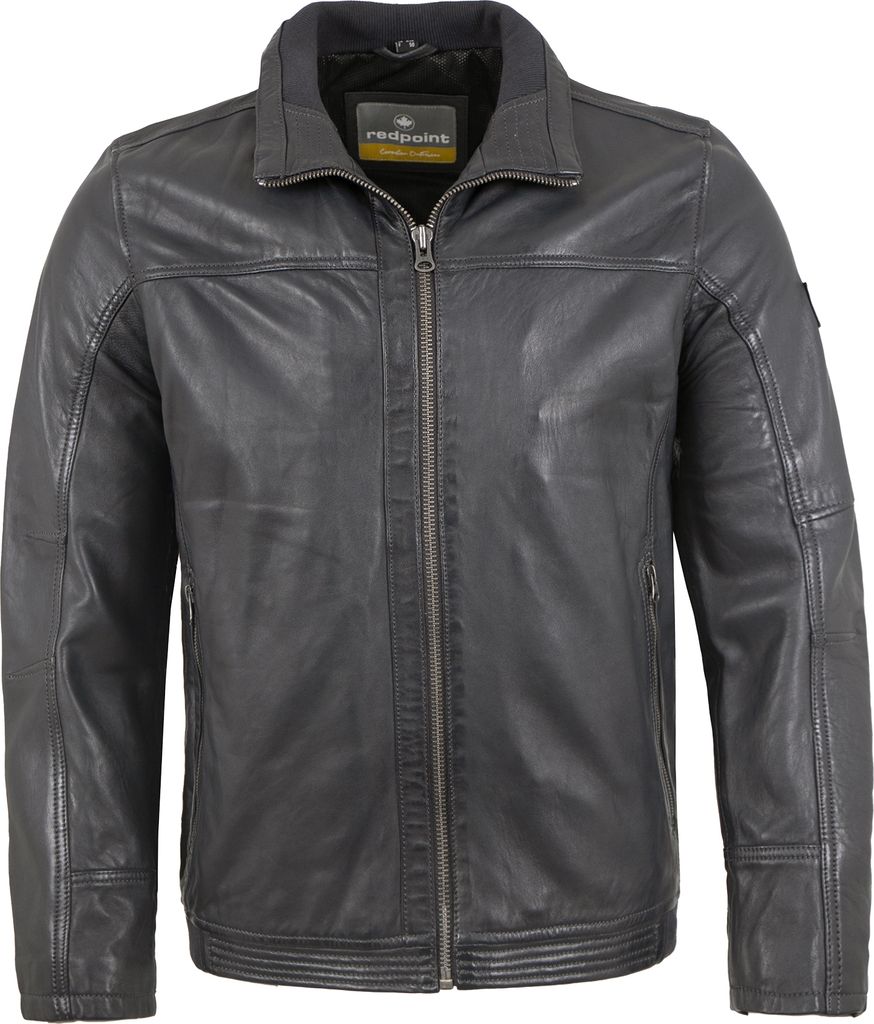 Redpoint - Herren Lederjacke Lammnappa anthra : 56