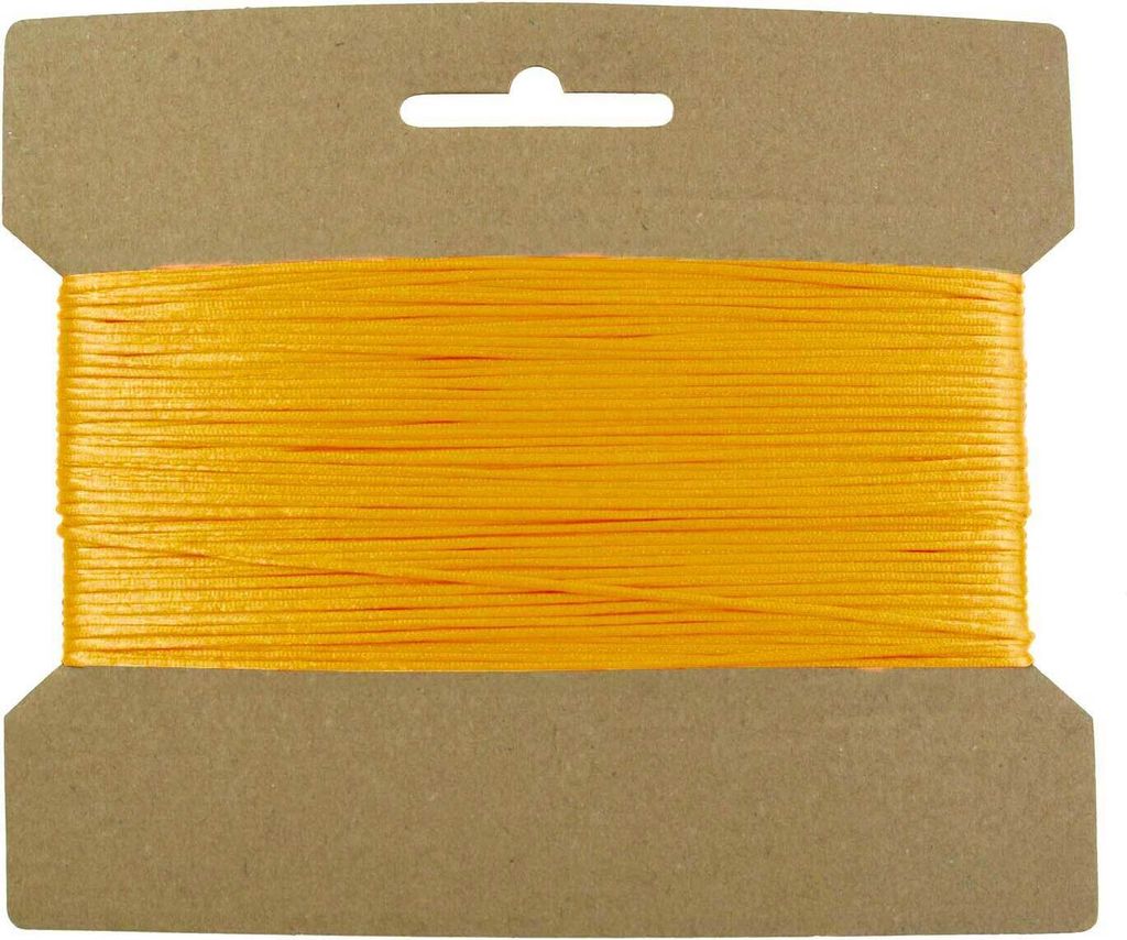 25m Satinschnur Flechtschnur Satinkordel Kumihimo, 1 o. 2mm Durchmesser Farbwahl