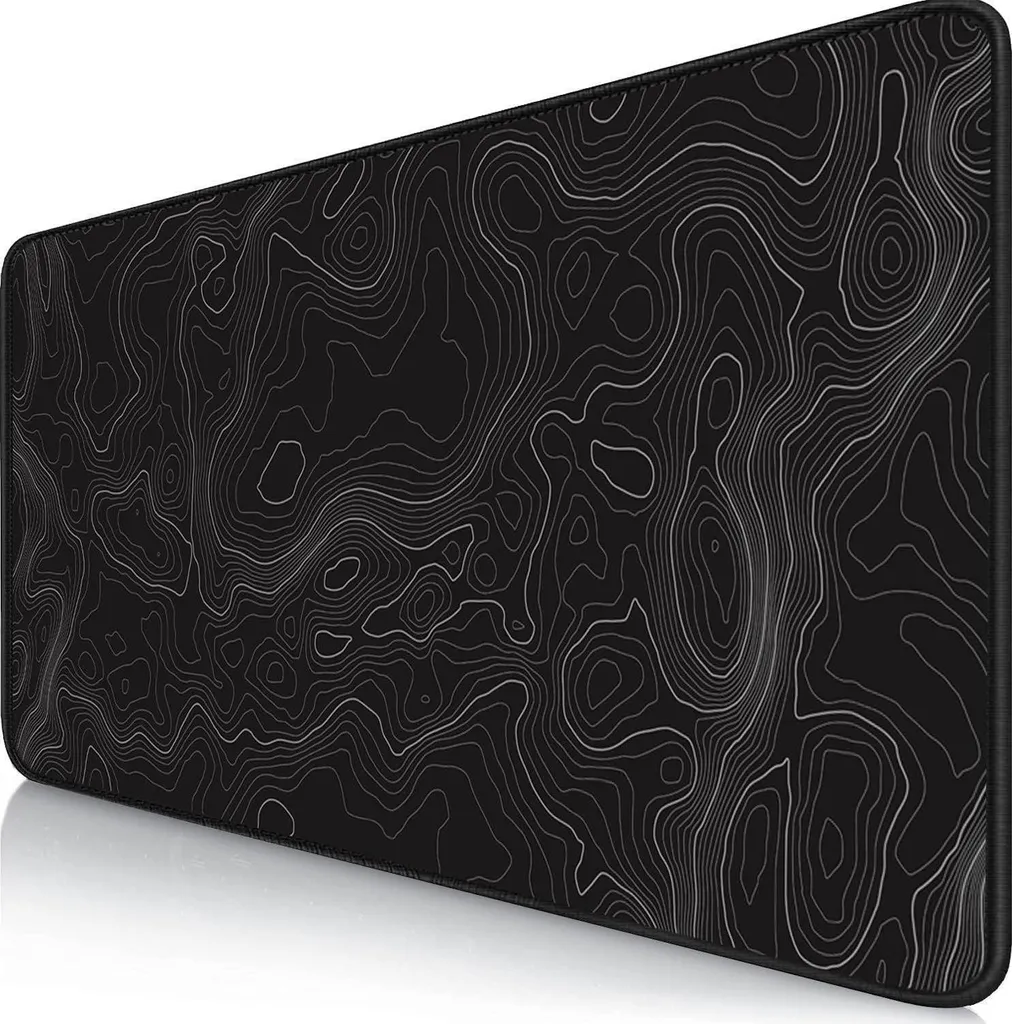 Tapis de Souris XXL Antidérapant Design Japon Encre et Cerisiers