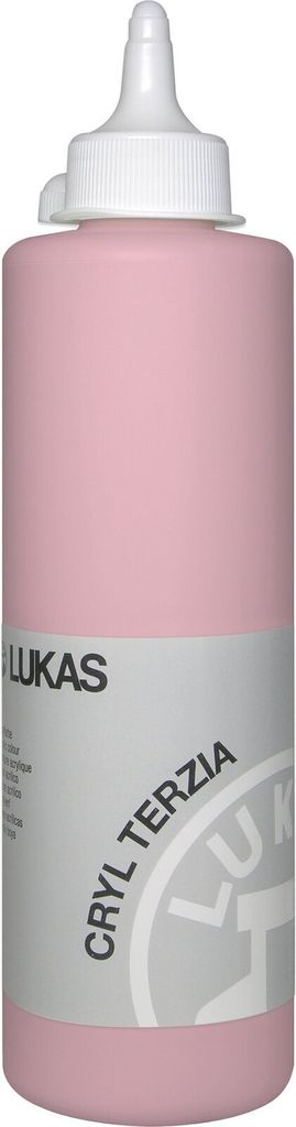 Lukas Cryl Terzia Plastic Bottle Acrylfarbe Peach Pink 500 ml 1 stk