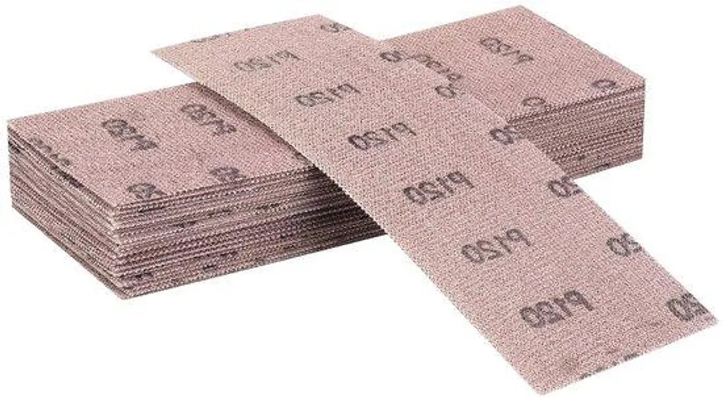 Recharges abrasives P120 de 80x230mm pour ponçage manuel et machine, 25 pcs