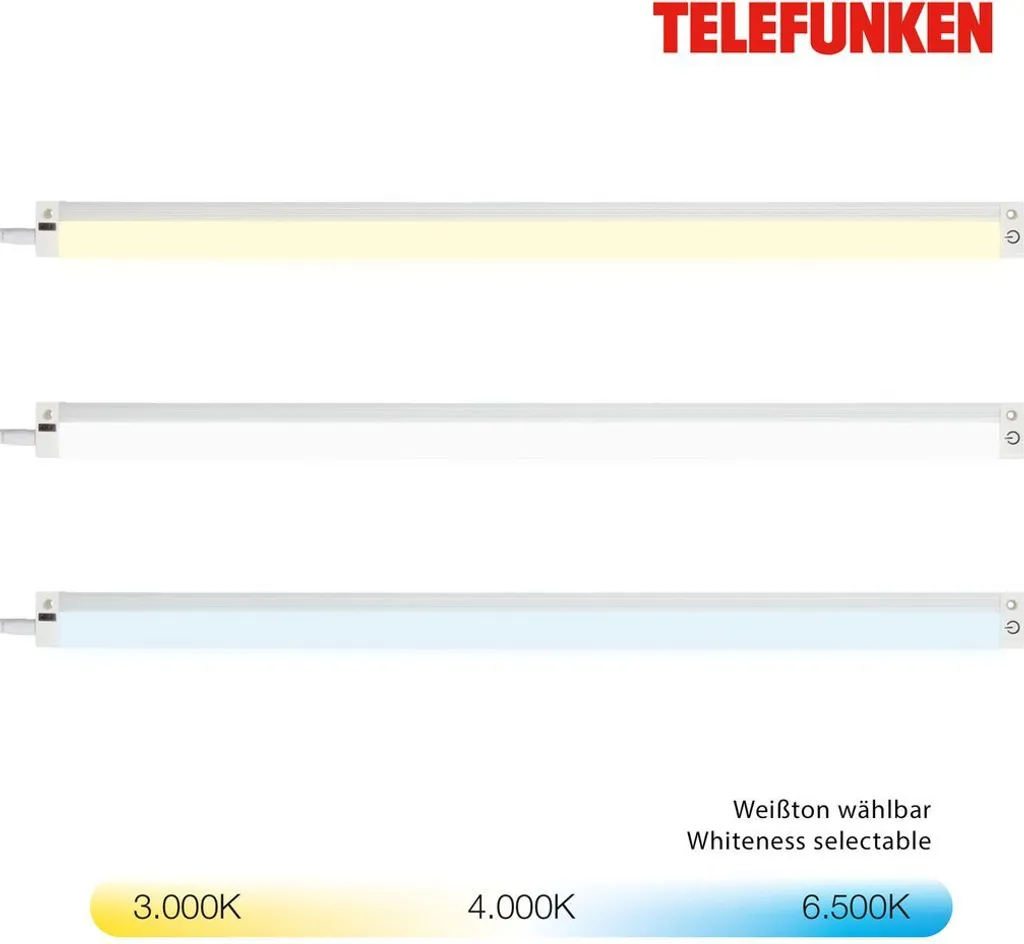 Éclairage sous Placard 50cm Telefunken CCT Sensor pour Plan Travail - 5