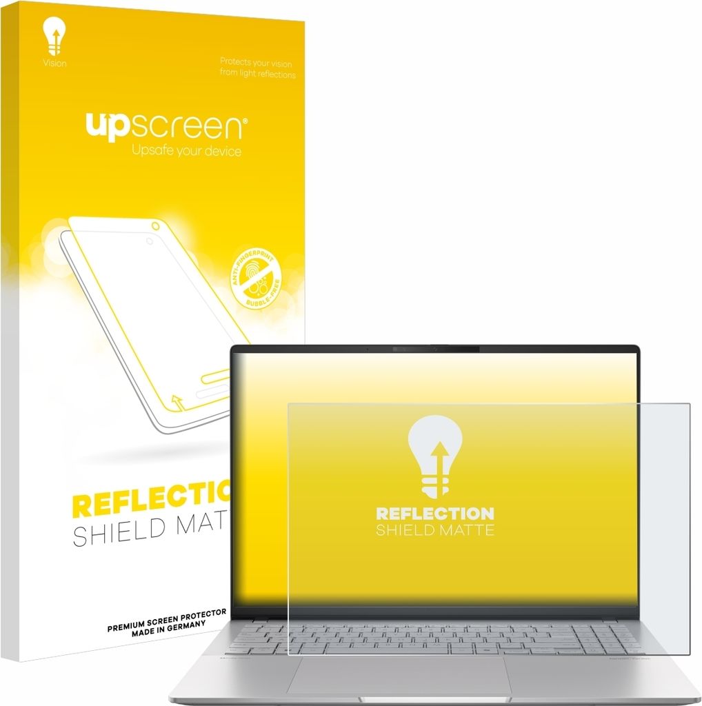 upscreen Schutzfolie für ASUS Vivobook S16 OLED M5606 Displayschutz Displayschutzfolie Folie Matt Entspiegelungsfolie