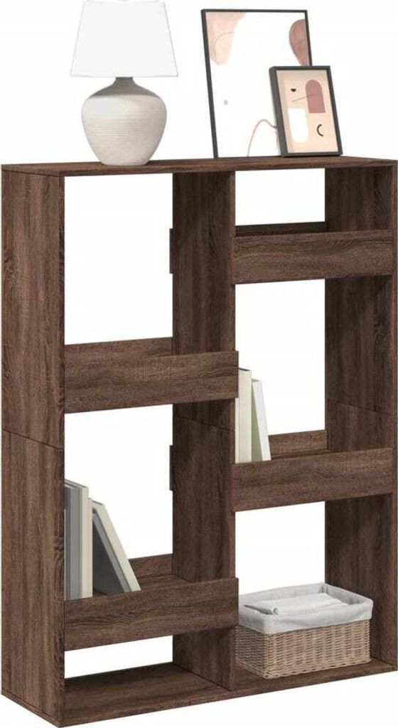 Maison Exclusive - Bücherregal Braun Eichen-Optik 100x33x135 cm Holzwerkstoff