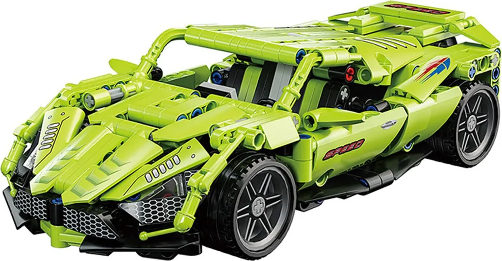 Kit de construction voiture de course - Modèle sport à collectionner 6+