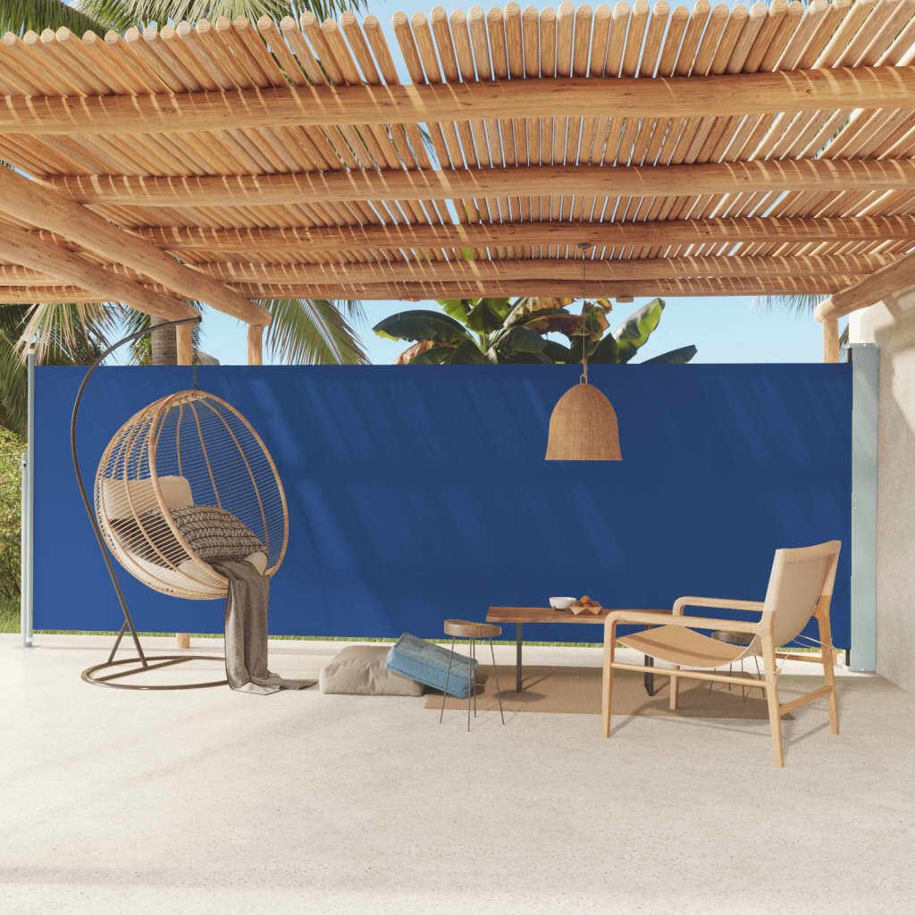 "2026 Promotion" Seitenmarkise Ausziehbar - ANTI-UV - 180x600 cm - Blau - Sonnenschutz CC9629