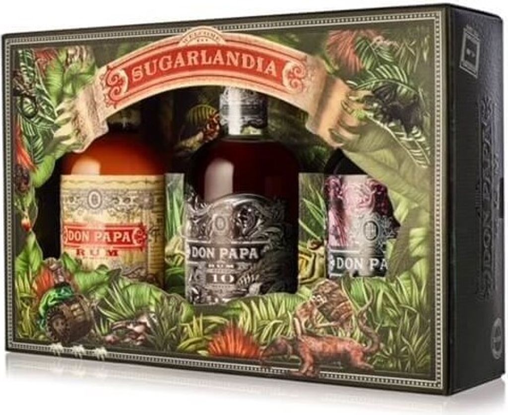 Don Papa Premium 3er Pack Geschenkset alc. 40%, 43%, 45% Produktbild 