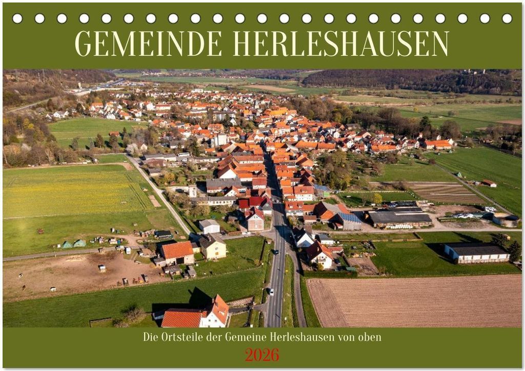Gemeinde Herleshausen (Tischkalender 2026 DIN A5 quer), CALVENDO Monatskalender