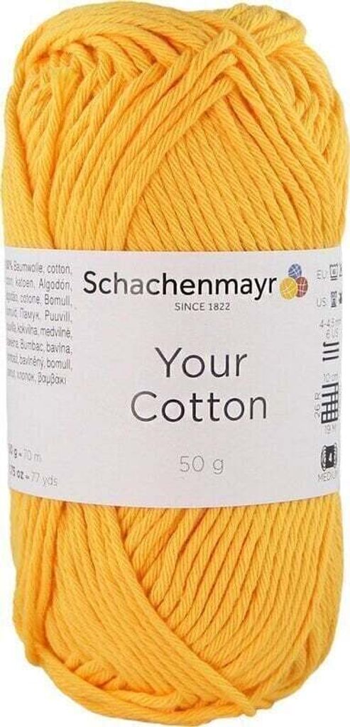Schachenmayr Your Baumwolle 00022 Sunflower Strickgarn Produktbild 