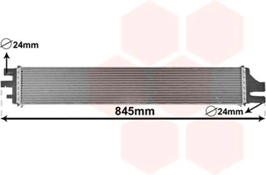 Radiateur moteur pour remplacement Renault Master 3 et Opel Movano B