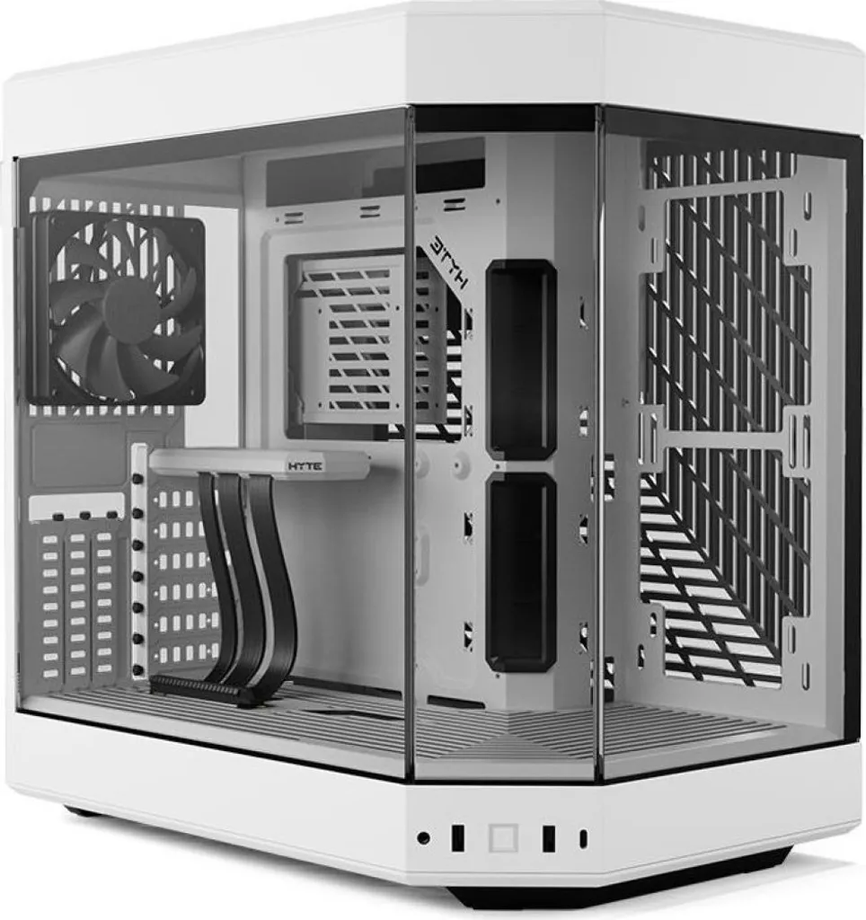 HYTE Y60 Blanc - Boîtier avec vue panoramique 151° et riser PCIe 4.0