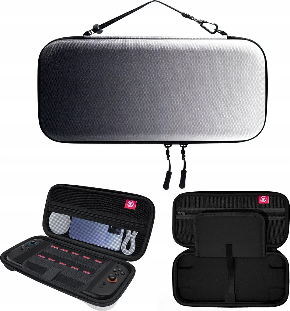 Sacoche rigide pour Nintendo Switch 2 JYS-NS2283 - Étui Noir et Blanc