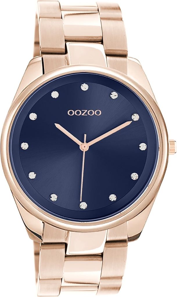 Oozoo Armbanduhr rosegold Edelstahl Timepieces Damen Analog-Quarzuhr UOC10967