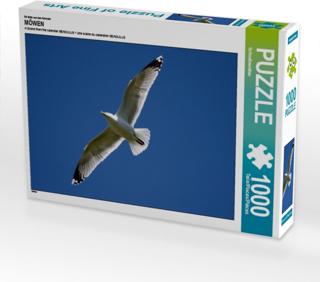 Calvendo Ein Motiv aus dem Kalender MÖWEN 1000 Teile Puzzle quer 640x480mm, CALVENDO; 7280475
