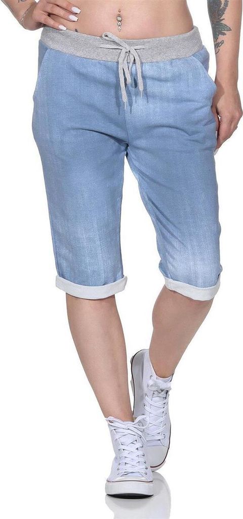 Bermuda da donna, pantaloni corti estivi; modello 2 S/M/L Immagine del prodotto 