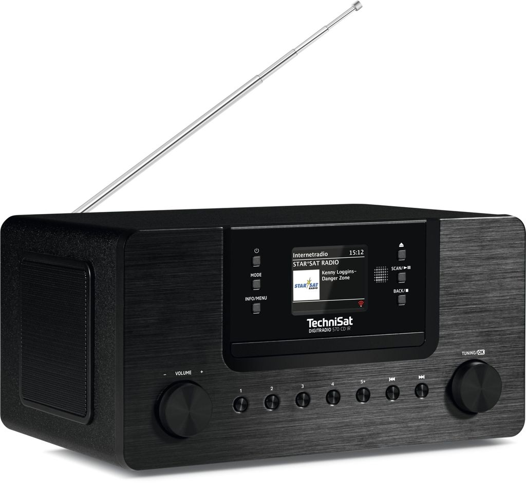 TechniSat DigitRadio 570 CD IR - Système audio - 2 x 5 Watt Image du produit 