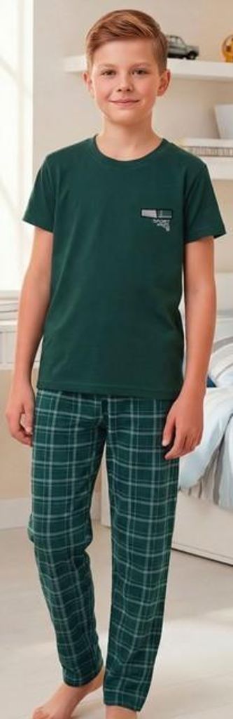 Pigiama per bambini, pigiama da bambino verde, 5-6 anni, Immagine del prodotto 