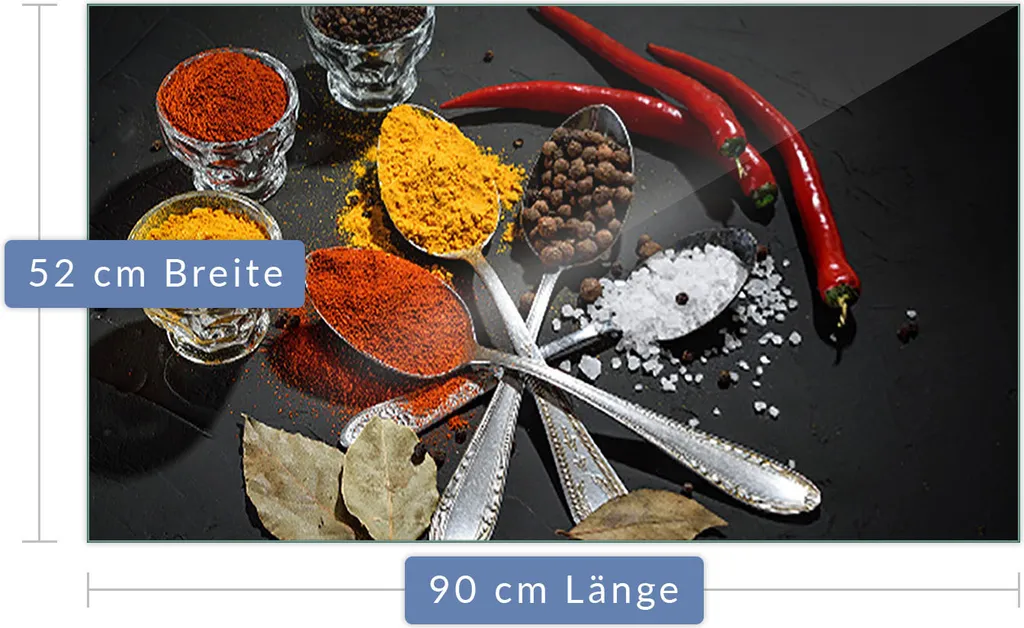 Piastra Copertura Vetro 90x52 Induzione | Design Spezie Moderno